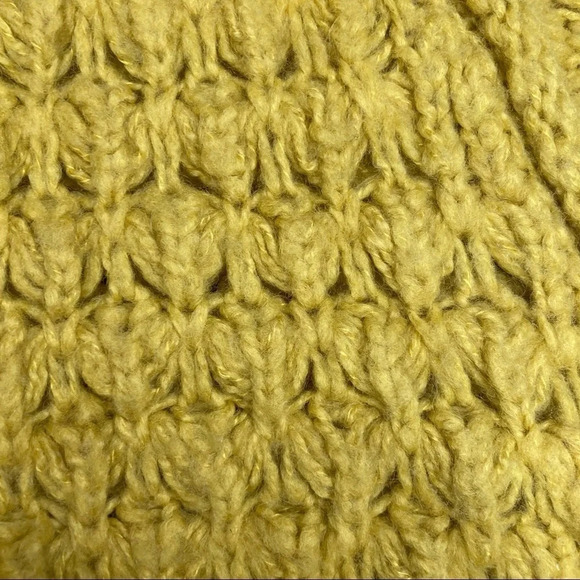 Free People Mustard V-Neck Knit Sweater - Picture 3 of 7